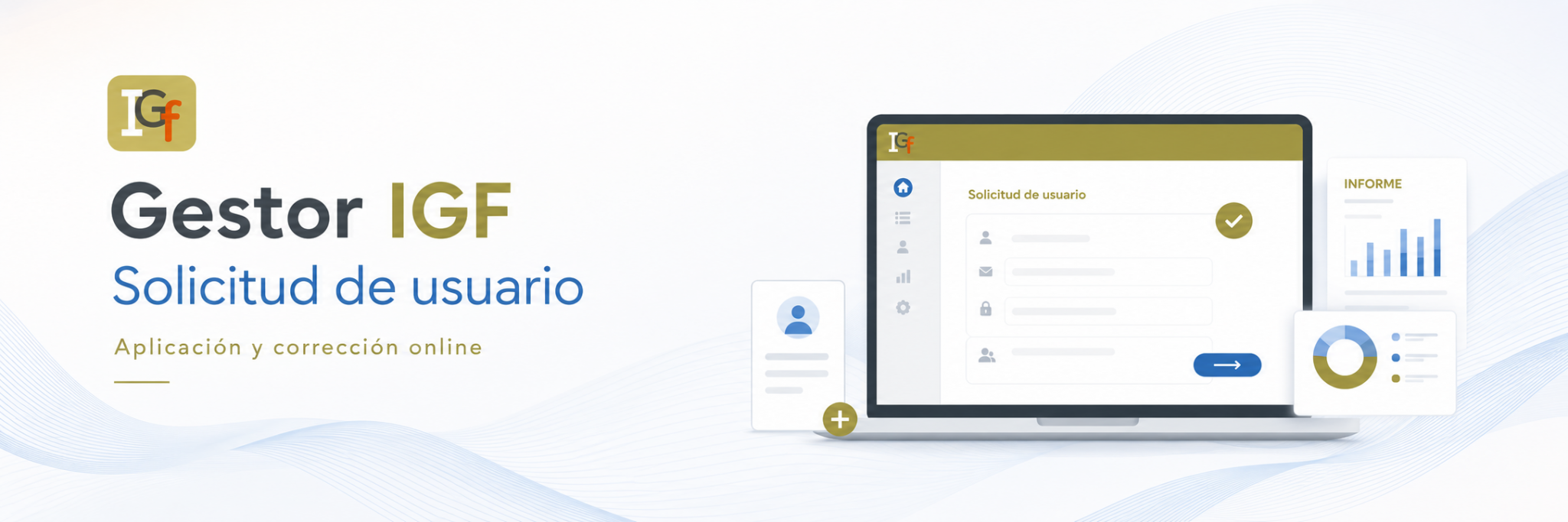 Cabecera Usuario DEMO Gestor IGF